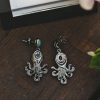 Boucles d'Oreilles Poulpe Steampunk – Image 8