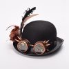 Chapeau Melon avec Lunettes Steampunk