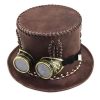 Chapeau Steampunk en Cuir PU – Image 2