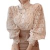 Chemisier Dentelle Col Victorien