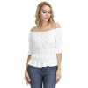 Chemise Blanche Épaules Dénudées – Image 2
