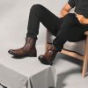 Bottines Moto Homme Marron – Image 3