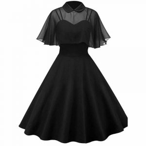 Robe Victorienne Gothique Noire