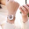 Montre Squelette Femme Bracelet Cuir – Image 2