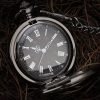 Montre Gousset Homme Noire – Image 3