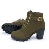 Bottines Femme Cuir Noir Talon 5 cm