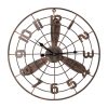 Horloge Steampunk Hélice Avion