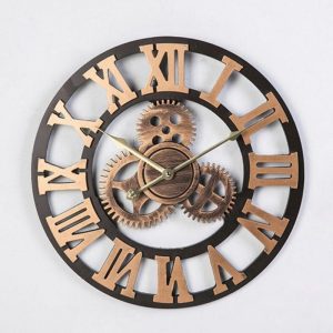 Horloge Murale Vintage Mécanisme Apparent