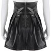 Jupe Simili Cuir Taille Haute – Image 4