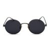 Lunettes de Soleil Vintages Rouges Rondes – Image 4