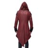 Manteau Gothique Homme Rouge – Image 3