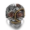 Bague Tête de Mort Steampunk