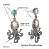 Boucles d'Oreilles Poulpe Steampunk – Image 6