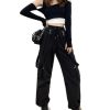 Pantalon Noir Femme Gothique