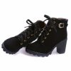 Bottines Femme Cuir Noir Talon 5 cm – Image 5