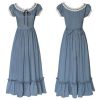 Robe Époque Victorienne Bleue