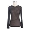 T-Shirt Transparent Maille Femme – Image 3