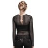 T-Shirt Transparent Maille Femme – Image 2