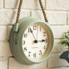 Horloge Murale Vintage Verte – Image 2