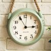 Horloge Murale Vintage Verte – Image 3