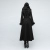 Manteau Gothique Victorien Femme Noir – Image 3