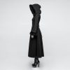 Manteau Gothique Victorien Femme Noir – Image 4
