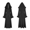 Manteau Gothique Victorien Femme Noir – Image 6