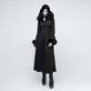 Manteau Gothique Victorien Femme Noir – Image 2